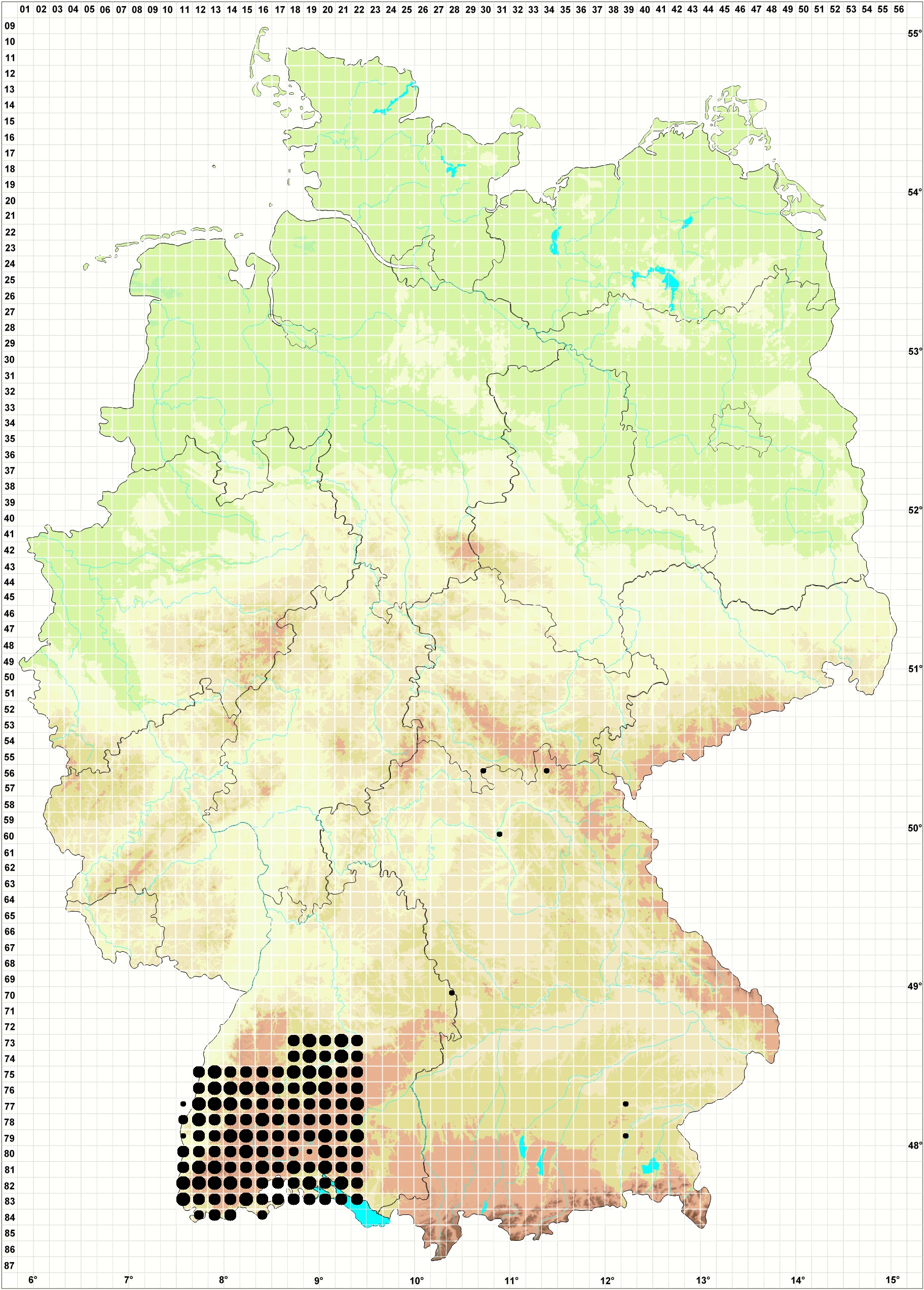 Karte German J. Krieglsteiner